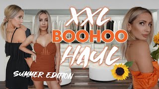 XXL Boohoo Try on Haul for summer nights  Jennifer Saro [upl. by Atirb]