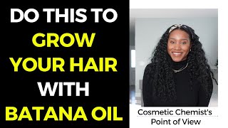 3 EFFECTIVE WAYS TO USE BATANA OIL FOR HAIR GROWTH [upl. by Namolos]