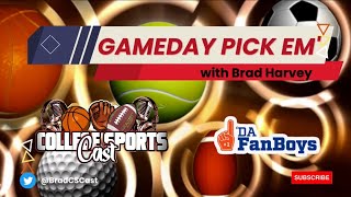 College SportsCast GameDay Pick’em Wk 15S3 ChampWeek [upl. by Shellie]