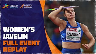 Womens Javelin Final  Munich 2022  Elina Tzengko [upl. by Eadith]