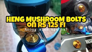 HENG Body Bolts for Honda RS125 FI  100 Legit [upl. by Ayifa382]