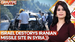 Israel’s hidden war Iranian facility attacked in Syria  Gravitas  World News  WION [upl. by Ahtimat]