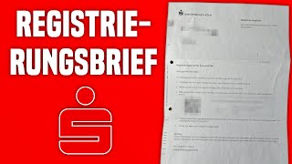 Sparkasse Registrierungsbrief Online Banking  Das müsst ihr machen [upl. by Reese]