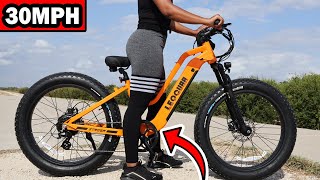 BEST CHEAP FAST EBike w SAFETY 2024 Leoguar Fastron Electric Bike EBike Review SURPRISE FEATURE [upl. by Adiuqal649]