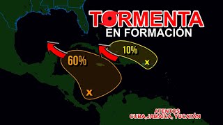 🚨🚨 ALERTATORMENTA PATTY SE FORMARIA EN EL CARIBE OCCIDENTAL ATENTOS CUBA YUCATÁN Y JAMAICA 🚨🚨 [upl. by Esilrac]