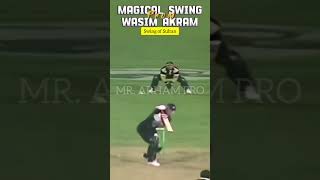 Magical Swing  Wasim Akram viralshorts ytshorts subscribe cricket mrarhampro swingball [upl. by Aokek388]