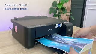 Printer Epson EcoTank L1250 A4 WiFi Print Only Wireless [upl. by Sharona]