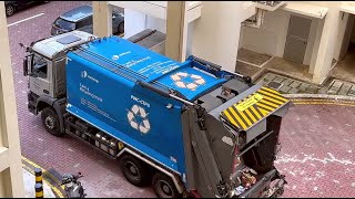 Saturday Garbo  Recycling Truck in Singapore [upl. by Reisch]