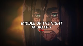 middle of the night  elley duhé『edit audio』 [upl. by Eyatnod]