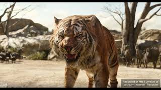 The jungle Book 2016 sharekhan comes to drink water Hollywood movie clips [upl. by Asaph]