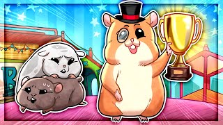 I Trained The CUTEST HAMSTERS EVER in Hamster Playground [upl. by Monahon341]