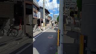 Kyoto It seems to have 2 parts modern district surrounding belonging to history houses [upl. by Haelak]