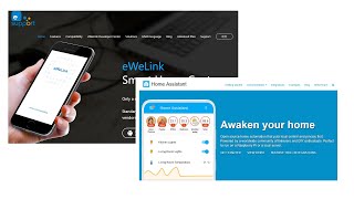 ewelink with Home Assistant overview [upl. by Dlorad709]