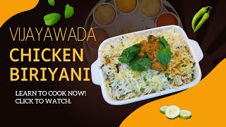 Vijayawada Chicken Biryani Recipe  Authentic Andhra Style Biryani  A Flavor Explosion [upl. by Eninotna]