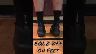 EQLZ 247 On Feet shorts basketball sneakers eqlz eqlz247 aaroncooper onfeet [upl. by Adekan257]