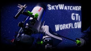 SkyWatcher azeq gti  my setup workflow [upl. by Stanwinn]