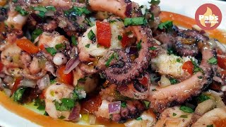 Delicious Portuguese Octopus Salad Recipe 🐙  Pabs Kitchen [upl. by Gelhar599]