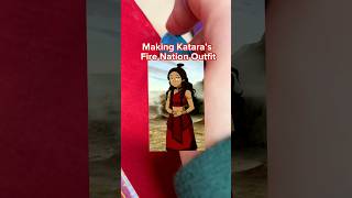 Making Katara’s Fire Nation Outfit cosplayer avatarthelastairbender katara [upl. by Kwabena44]