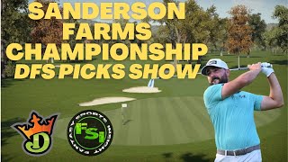 FSi DFS  PGA Picks Show  Sanderson Farms Championship [upl. by Airdnna]