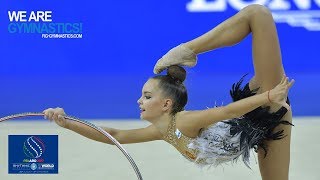 2017 Rhythmic Worlds Pesaro ITA  HoopBall Finals Highlights  We Are Gymnastics [upl. by Gombach]