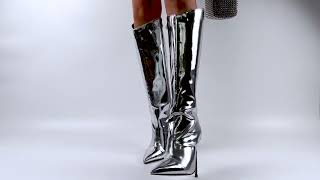 Metallic High Heel Boots [upl. by Tracee]