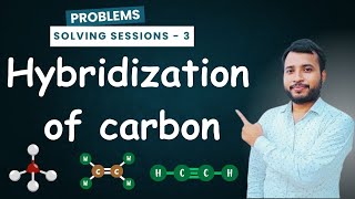 Hybridization of carbon  Calculation trick  class 11  12  NEET and JEE  Organic chemistry [upl. by Adnovad]