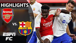 🚨 EIGHT GOAL THRILLER 🚨 Arsenal vs Barcelona  Full Game Highlights  ESPN FC [upl. by Parsaye76]