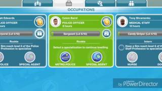 The Sims Freeplay Professions Specialization Training [upl. by Ladnor]