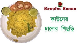 How to Cook Hotchpotch  Kauner Chal er Khichuri  কাউন চালের খিচুড়ি [upl. by Rehpotsrhc]