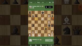 Battle of Stupid part 1 chessopening checkmate chessstrategy blunder shorts [upl. by Ylro551]