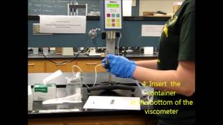 Viscosity of NonNewtonian Fluid Using Brookfield Rotational Viscometer [upl. by Crespi]