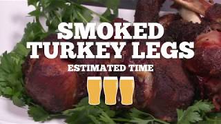 Smoked Turkey Legs Recipe  Episode 23 [upl. by Eittam]