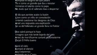 CANCIÓN Acrostico para MARTIN ELIAS Compuesta por el Artista Chico Soto [upl. by Yedarb]