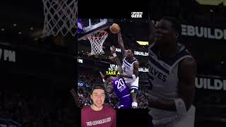 🏀🤯 Kyle Andersons Reaction To ANTHONY EDWARDS DUNK ncaabasketball basketball dunk [upl. by Blanc907]