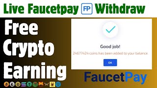 Faucetpays Unlimited Crypto Faucet  Claim Free BTC SOL LTC and More  Payout Instant btc money [upl. by Ketty]