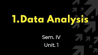 SY BA  ECONOMICS G2  Research Methodology  Sem IV  Unit 1 Data Analysis  Pattern 2019 [upl. by Yrohcaz718]