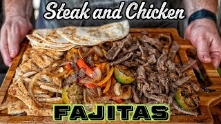 Steak And Chicken Fajitas [upl. by Ocin693]