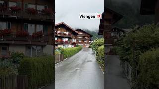 Dreamy village Wengen  Switzerland September 2024 nature travel mountains beautiful [upl. by Ennagroeg909]