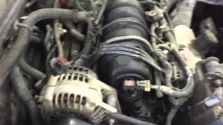 Buick Regal antifreeze leak around water pump and bypass fitting video 3of3 [upl. by Nnaira]