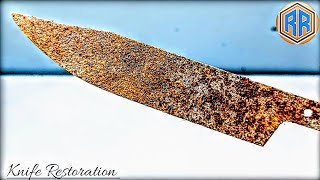 Antique Rusty Super Knife  Restoration [upl. by Tnomel158]