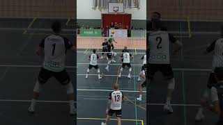 double 🏐🙋‍♂️ volleyball volleyballeurope highlights sports [upl. by Haila]