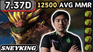 737d  Sneyking BRISTLEBACK Hard Support Gameplay 33 ASSISTS  Dota 2 Full Match Gameplay [upl. by Feriga]