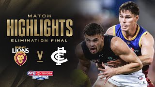 Brisbane v Carlton Highlights  Elimination Final 2024  AFL [upl. by Annatnom555]