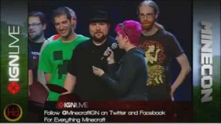 Notch releases Minecraft 10 on MineCon  11182011 [upl. by Teleya]