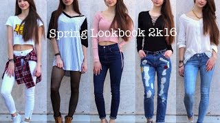 Spring Lookbook 2k16 ♡ vittoriamiles [upl. by Rann441]