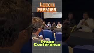 Leech movie premiere  Press conference shorts ytshorts leech naveedraza pressconference [upl. by Ihcekn]