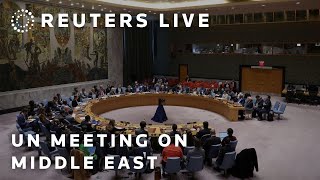 LIVE Britains foreign secretary chairs UN meeting on Middle East [upl. by Anallij]