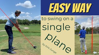 Easy way to swing on a single plane [upl. by Inanuah]