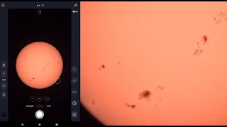 Sunrise Sunspots 38063819  Seestar S50  Pompey Observatory  8 September 2024 [upl. by Iggem239]