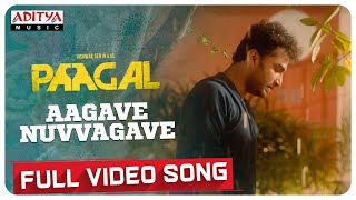 AagaveNuvvagave Full Video Song  Paagal Songs  Vishwak Sen  Naressh Kuppili  Radhan [upl. by Ecnadnac]